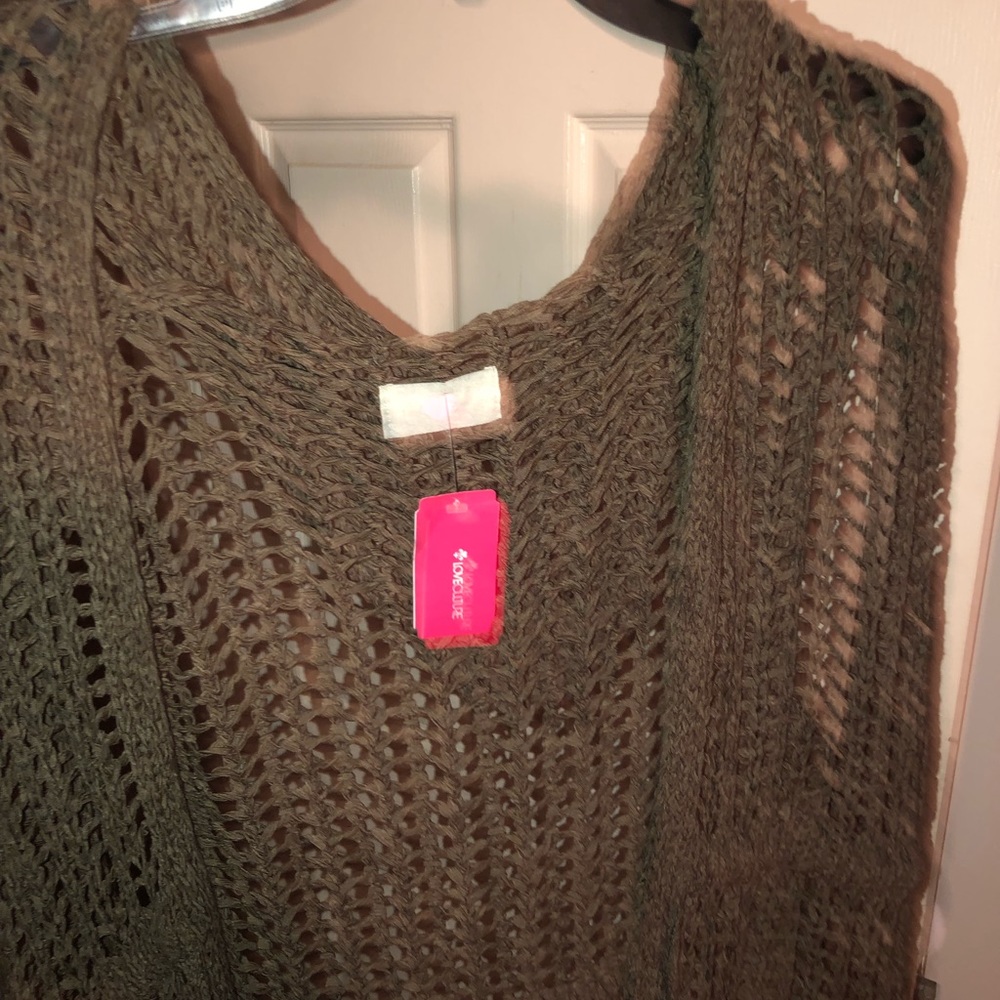 Brown Cardigan with Hood